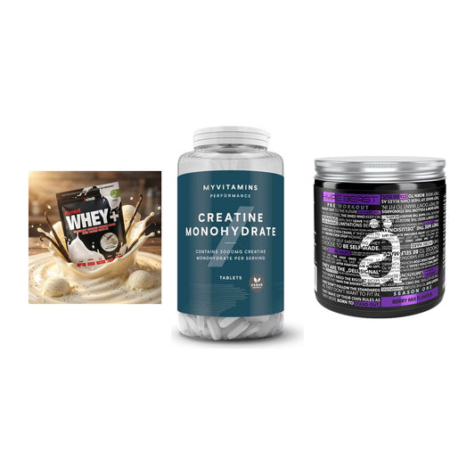 Einsteiger-Set: Sinob Honest + MyProtein + Nanosupps Hype – alle enthaltenen Artikel