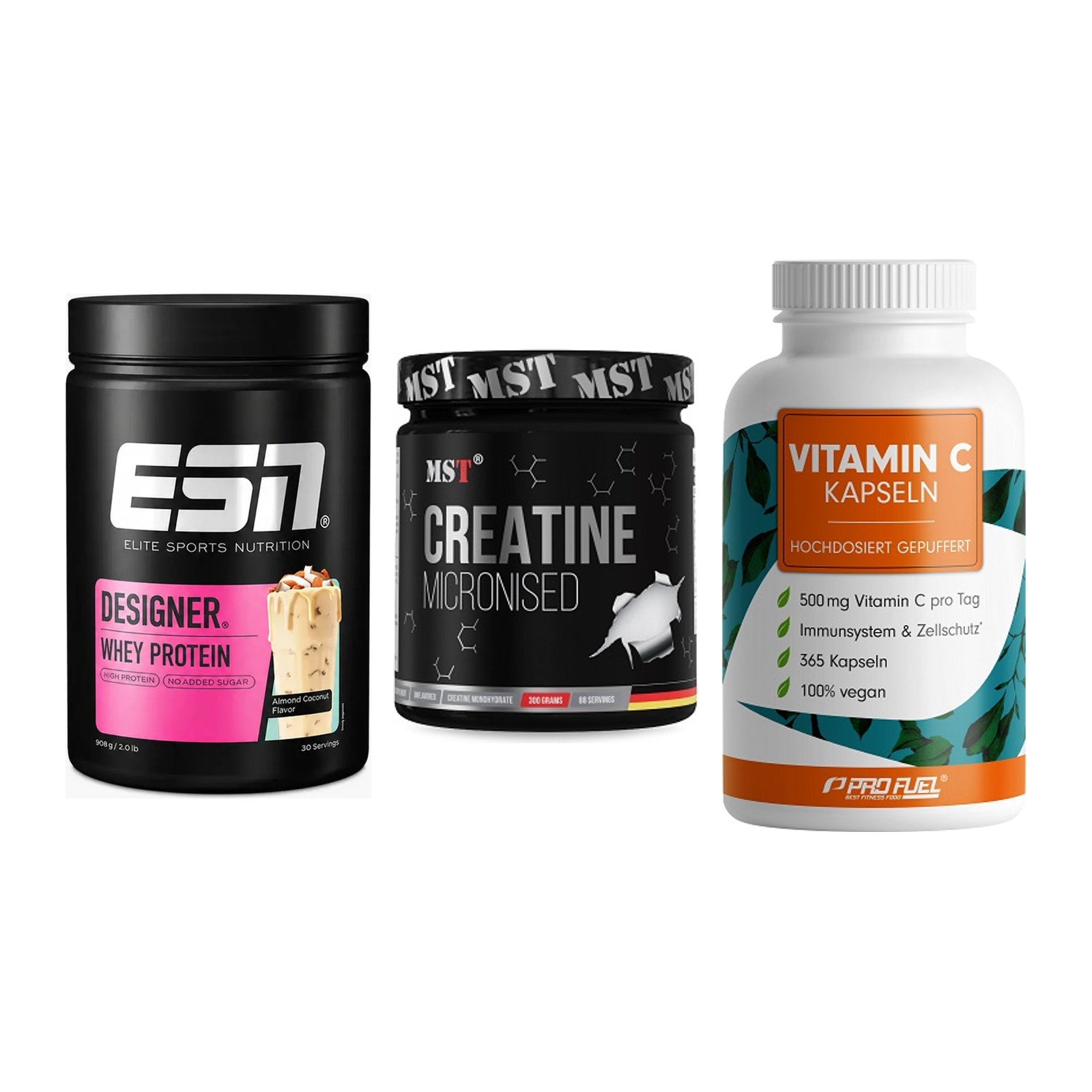 Einsteiger-Set: ESN Designer + MST Creatin + ProFuel Vitamin – alle enthaltenen Artikel
