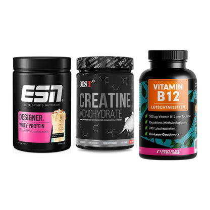Einsteiger-Set: ESN Designer + MST Creatin + ProFuel Vitamin – alle enthaltenen Artikel