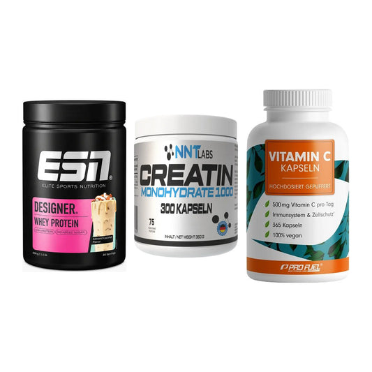 Einsteiger-Set: ESN Designer + NNT Creatin 1000 + ProFuel Vitamin – alle enthaltenen Artikel