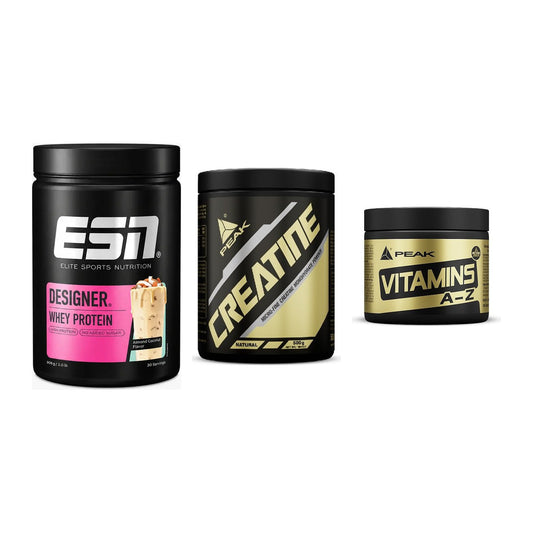 Einsteiger-Set: ESN Designer + Peak Creatin + Peak Vitamin A-Z – alle enthaltenen Artikel