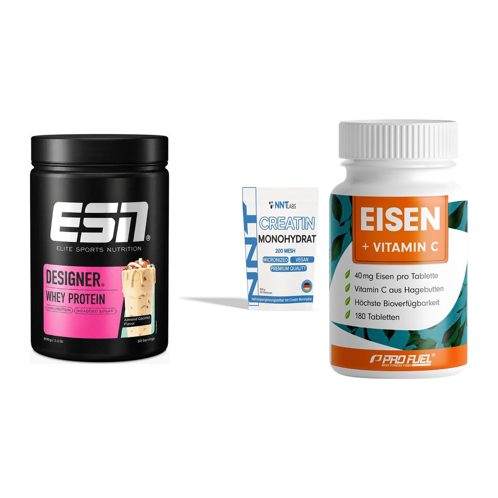 Einsteiger-Set: ESN Designer + NNT Creatin + ProFuel EISEN – alle enthaltenen Artikel