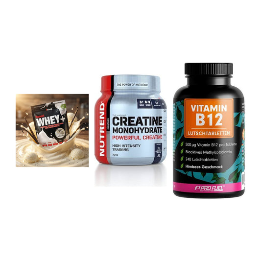 Einsteiger-Set: Sinob Honest + Nutrend Creatine + ProFuel Vitamin – alle enthaltenen Artikel