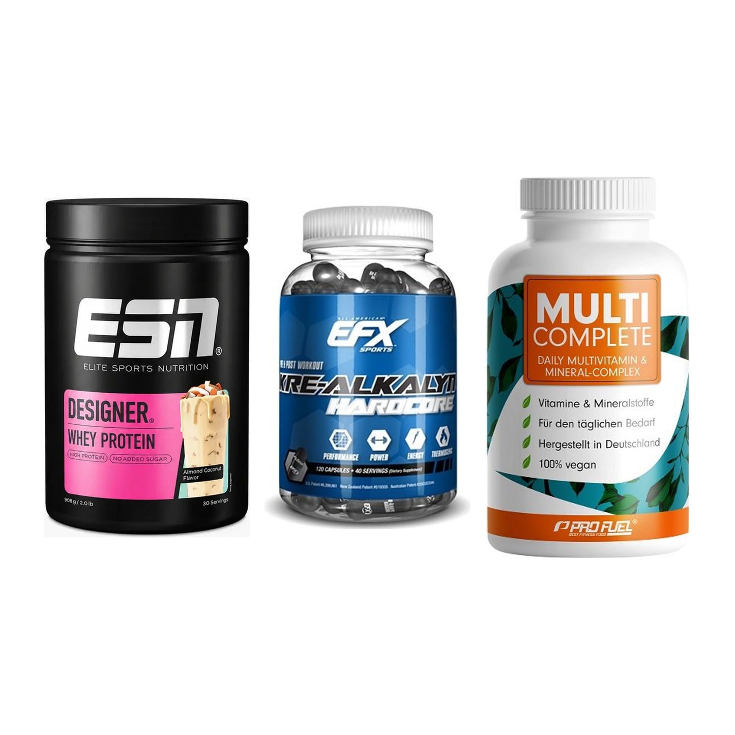 Einsteiger-Set: ESN Designer + EFX Kre-Alkalyn + ProFuel MULTI – alle enthaltenen Artikel