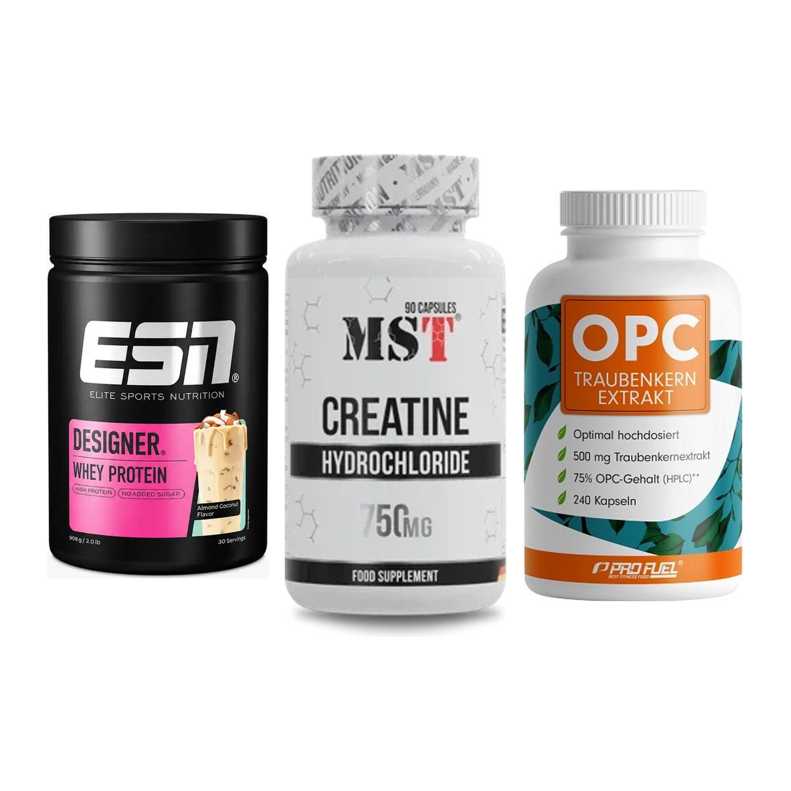 Einsteiger-Set: ESN Designer + MST Creatin HCL + ProFuel OPC – alle enthaltenen Artikel