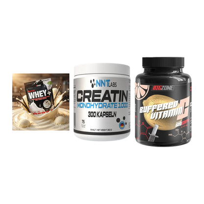 Einsteiger-Set: Sinob Honest + NNT Creatin 1000 + Big Zone Buffere – alle enthaltenen Artikel