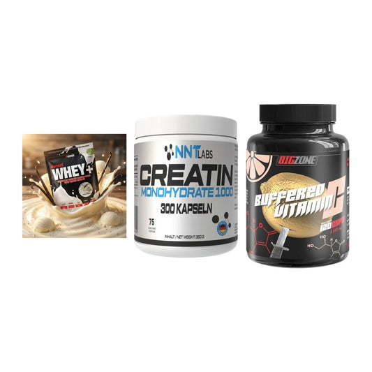 Einsteiger-Set: Sinob Honest + NNT Creatin 1000 + Big Zone Buffere – alle enthaltenen Artikel