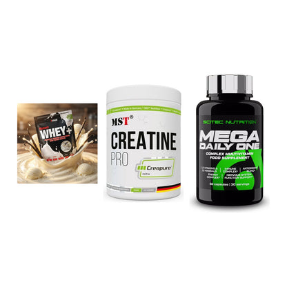 Einsteiger-Set: Sinob Honest + MST Creatin Pro + Scitec Mega – alle enthaltenen Artikel