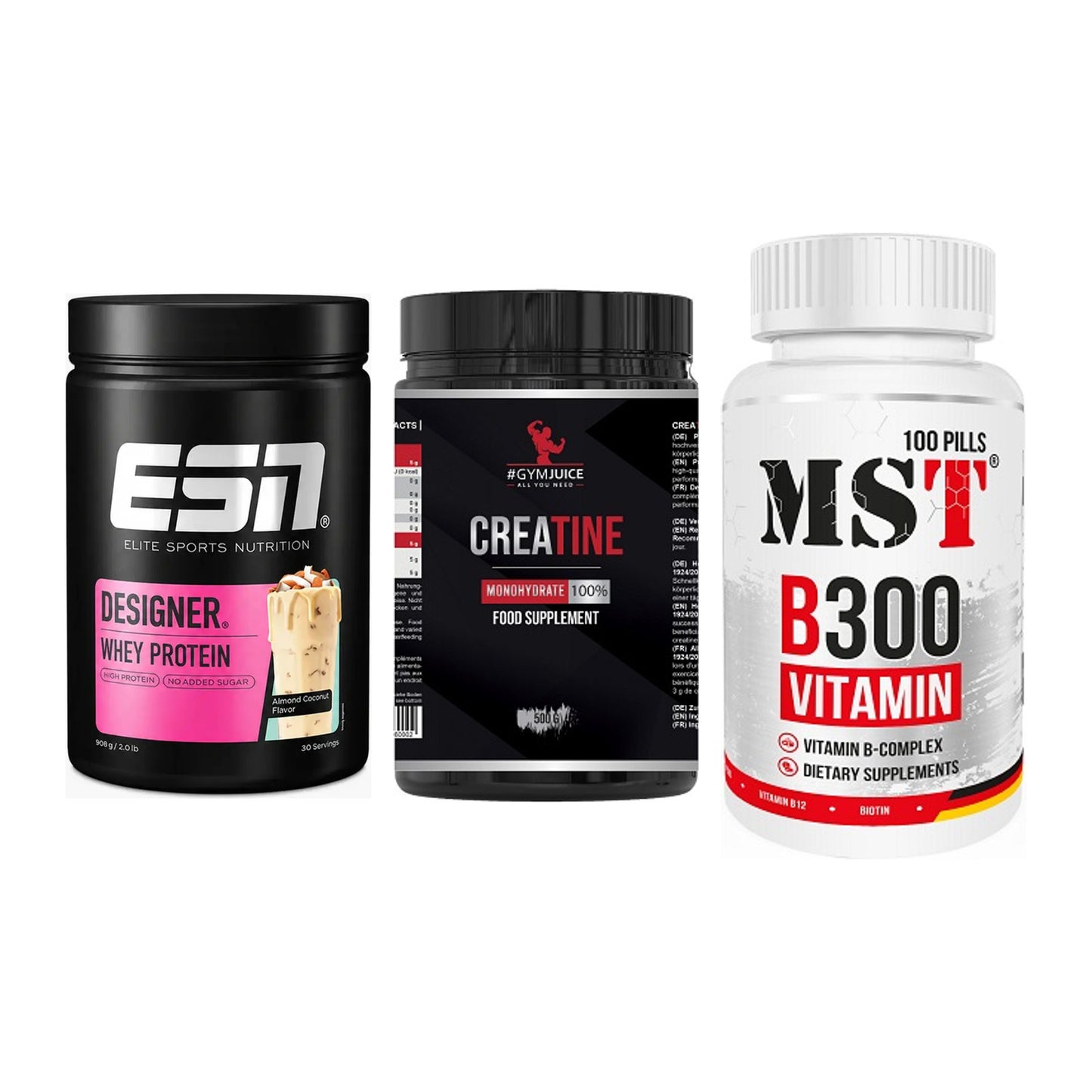Einsteiger-Set: ESN Designer + #GYMJUICE + MST B300 B-Compl – alle enthaltenen Artikel