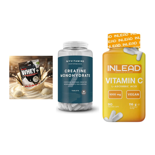 Einsteiger-Set: Sinob Honest + MyProtein + INLEAD Vitamin C – alle enthaltenen Artikel