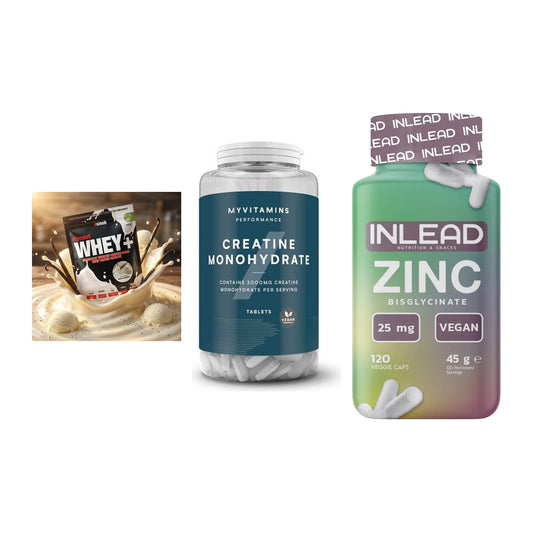 Einsteiger-Set: Sinob Honest + MyProtein + INLEAD Zink – alle enthaltenen Artikel