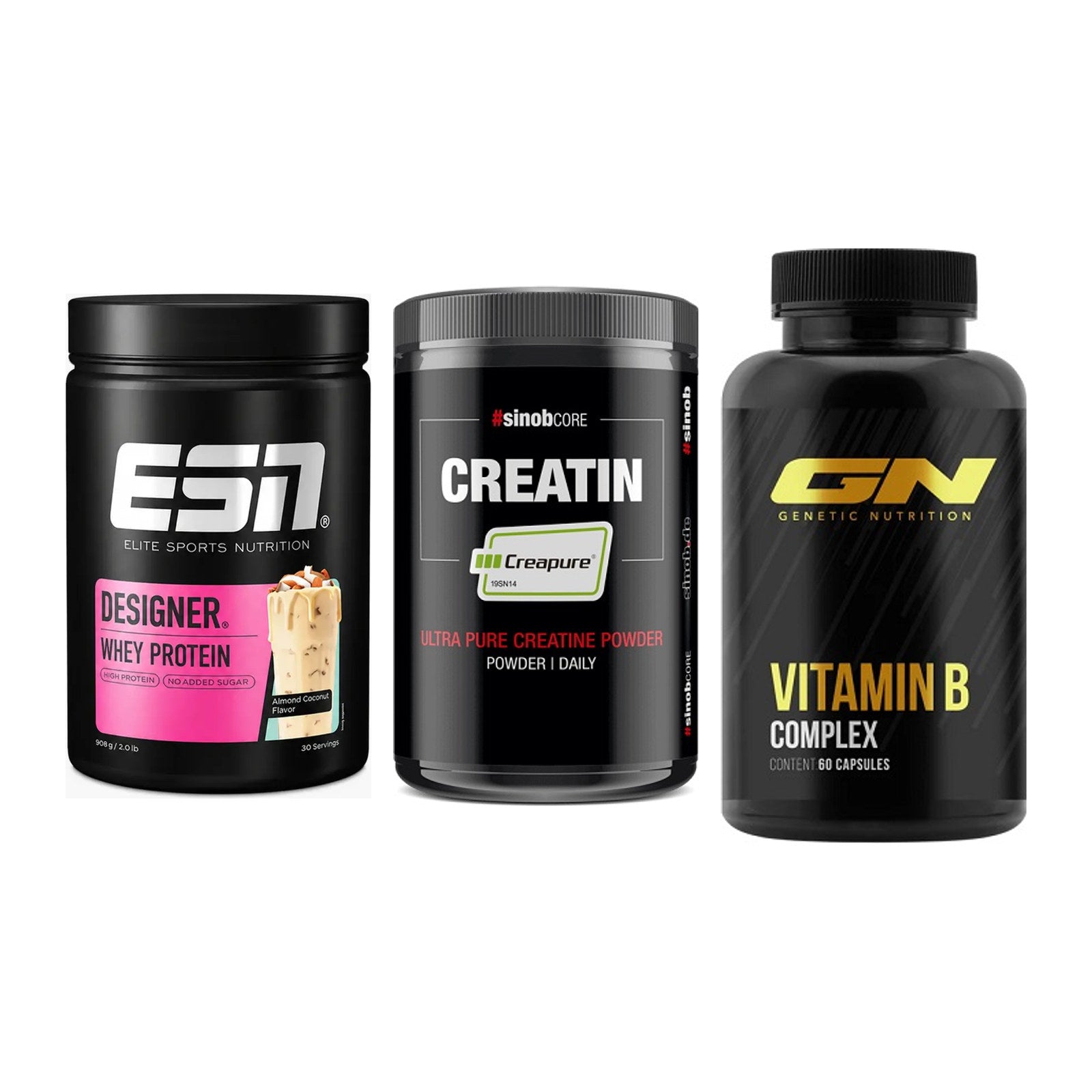 Einsteiger-Set: ESN Designer + Sinob Creatin + GN Vitamin – alle enthaltenen Artikel