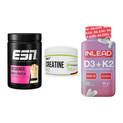 Einsteiger-Set: ESN Designer + MST Creatin Pro + INLEAD Vitamin – alle enthaltenen Artikel