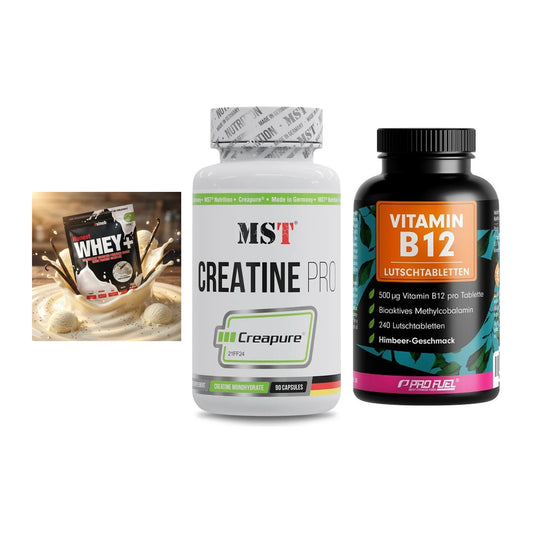 Einsteiger-Set: Sinob Honest + MST Creatine Pro + ProFuel Vitamin – alle enthaltenen Artikel