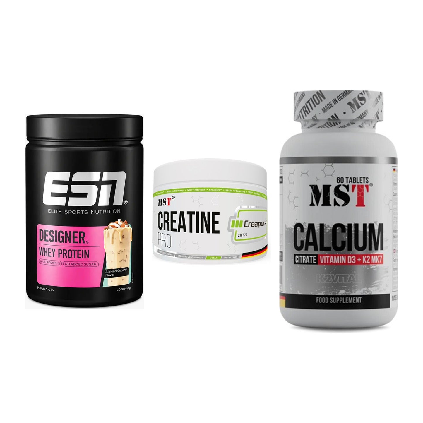 Einsteiger-Set: ESN Designer + MST Creatin Pro + MST Calcium – alle enthaltenen Artikel
