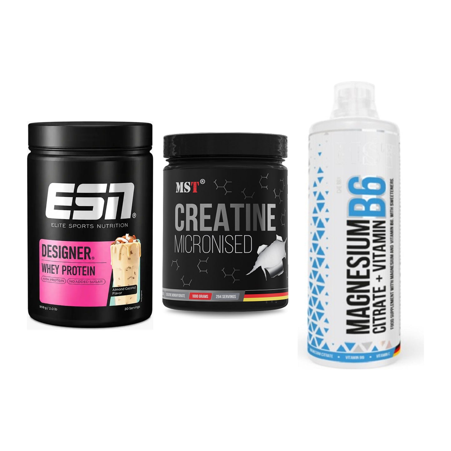 Einsteiger-Set: ESN Designer + MST Creatin + MST Magnesium B6 – alle enthaltenen Artikel
