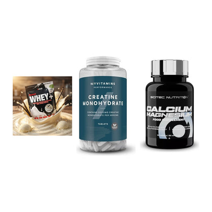 Einsteiger-Set: Sinob Honest + MyProtein + Scitec Calcium – alle enthaltenen Artikel