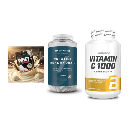 Einsteiger-Set: Sinob Honest + MyProtein + BioTech Vitamin – alle enthaltenen Artikel
