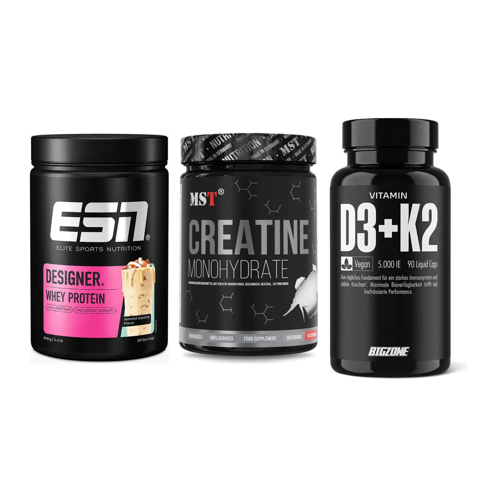 Einsteiger-Set: ESN Designer + MST Creatin + Big Zone Vitamin – alle enthaltenen Artikel