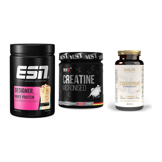 Einsteiger-Set: ESN Designer + MST Creatin + Evolite Nutritio – alle enthaltenen Artikel