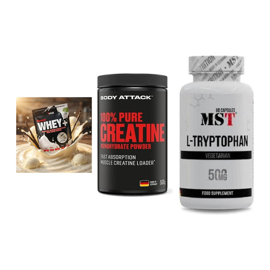 Einsteiger-Set: Sinob Honest + Body Attack 100% + MST Tryptophan – alle enthaltenen Artikel