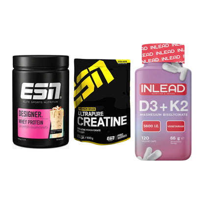 Einsteiger-Set: ESN Designer + ESN Ultrapure + INLEAD Vitamin – alle enthaltenen Artikel