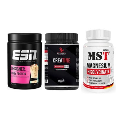 Einsteiger-Set: ESN Designer + #GYMJUICE + MST Magnesium – alle enthaltenen Artikel