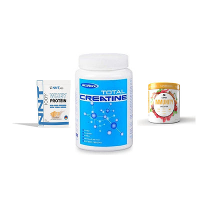 Einsteiger-Set: NNT Whey + Megabol Total + FA Nutrition – alle enthaltenen Artikel