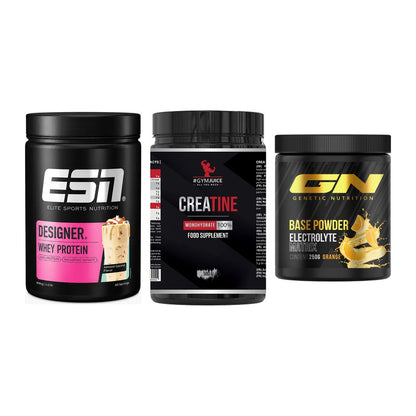 Einsteiger-Set: ESN Designer + #GYMJUICE + GN Base Powder – alle enthaltenen Artikel