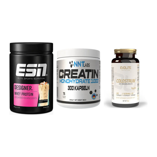 Einsteiger-Set: ESN Designer + NNT Creatin 1000 + Evolite Nutritio – alle enthaltenen Artikel