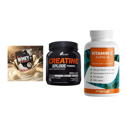 Einsteiger-Set: Sinob Honest + Olimp Creatine + ProFuel Vitamin – alle enthaltenen Artikel