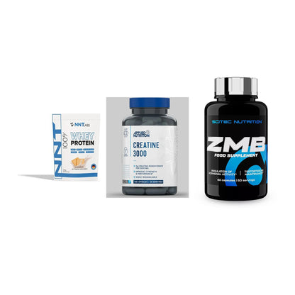 Einsteiger-Set: NNT Whey + Applied Nutritio + Scitec ZMB – alle enthaltenen Artikel