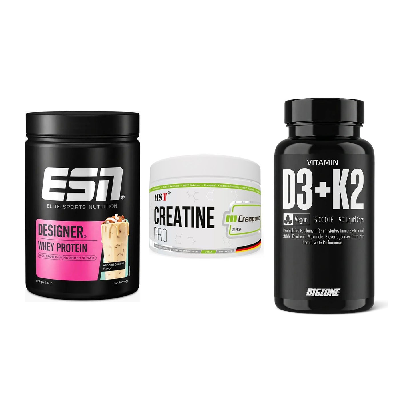Einsteiger-Set: ESN Designer + MST Creatin Pro + Big Zone Vitamin – alle enthaltenen Artikel