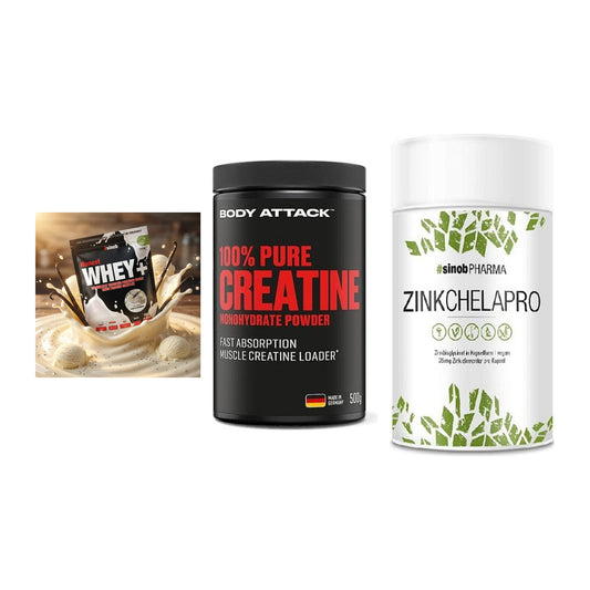 Einsteiger-Set: Sinob Honest + Body Attack 100% + Sinob Zink – alle enthaltenen Artikel