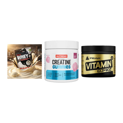 Einsteiger-Set: Sinob Honest + Nutrend Creatine + Peak Vitamin – alle enthaltenen Artikel