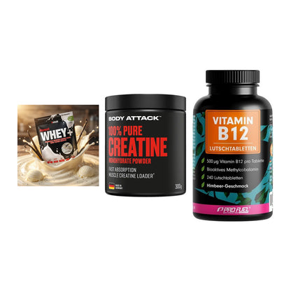 Einsteiger-Set: Sinob Honest + Body Attack 100% + ProFuel Vitamin – alle enthaltenen Artikel