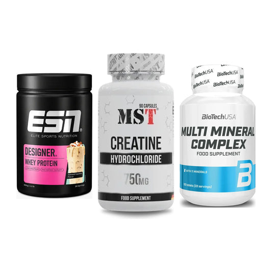 Einsteiger-Set: ESN Designer + MST Creatin HCL + BioTech Multi – alle enthaltenen Artikel