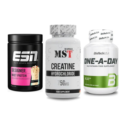 Einsteiger-Set: ESN Designer + MST Creatin HCL + BioTech One A – alle enthaltenen Artikel