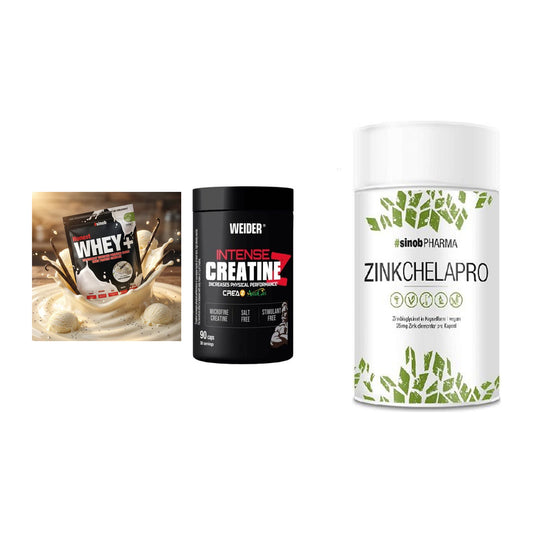 Einsteiger-Set: Sinob Honest + Weider Intense + Sinob Zink – alle enthaltenen Artikel