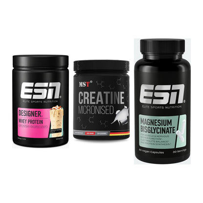 Einsteiger-Set: ESN Designer + MST Creatin + ESN Magnesium – alle enthaltenen Artikel