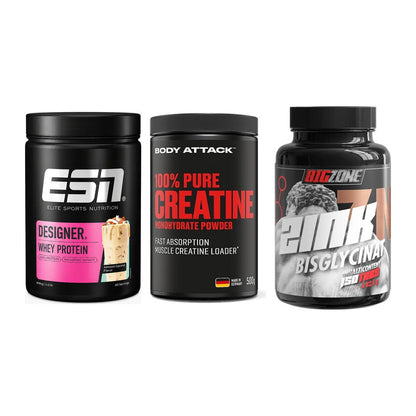 Einsteiger-Set: ESN Designer + Body Attack 100% + Big Zone Zink – alle enthaltenen Artikel