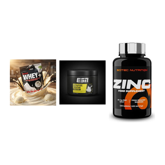 Einsteiger-Set: Sinob Honest + ESN Ultrapure + Scitec Zinc – alle enthaltenen Artikel
