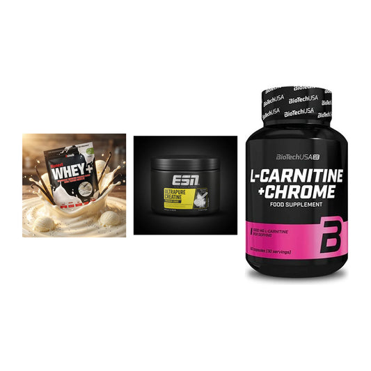Einsteiger-Set: Sinob Honest + ESN Ultrapure + BioTech L-Carnit – alle enthaltenen Artikel