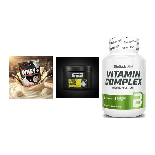 Einsteiger-Set: Sinob Honest + ESN Ultrapure + BioTech Vitamin – alle enthaltenen Artikel
