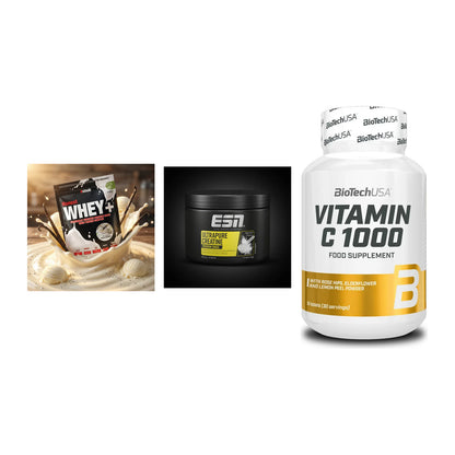 Einsteiger-Set: Sinob Honest + ESN Ultrapure + BioTech Vitamin – alle enthaltenen Artikel