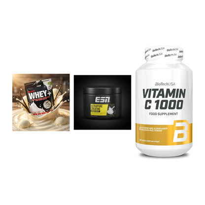 Einsteiger-Set: Sinob Honest + ESN Ultrapure + BioTech Vitamin – alle enthaltenen Artikel