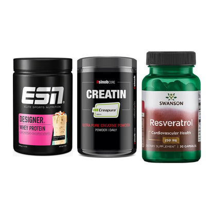 Einsteiger-Set: ESN Designer + Sinob Creatin + Swanson Resverat – alle enthaltenen Artikel