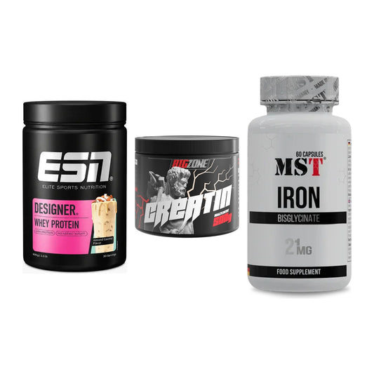 Einsteiger-Set: ESN Designer + Big Zone Creatin + MST Iron Bisglyc – alle enthaltenen Artikel