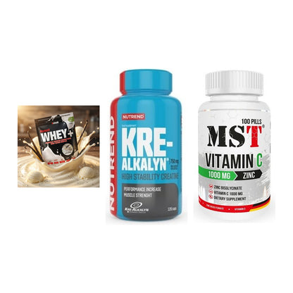 Einsteiger-Set: Sinob Honest + Nutrend Kre-Alka + MST Vitamin C – alle enthaltenen Artikel
