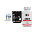 Einsteiger-Set: NNT Whey + MST Creatin Monohydrate + MST Niacin – alle enthaltenen Artikel